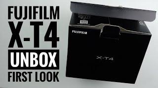 Fujifilm X-T4 Unboxing + First Look
