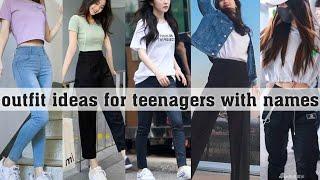 outfit ideas for teenagers with namesTHE TRENDY GIRL