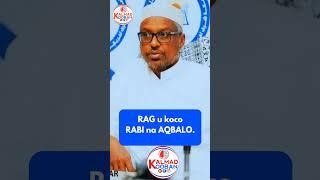 Waxii RAG u koco RABI na AQBALO SHEIKH MUSTAFE HARUN #shorts