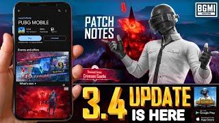 HOW TO UPDATE PUBG MOBILE 3.4 VERSION  PUBGM 3.4 UPDATE OPTION NOT SHOWING  BGMI 3.4 UPDATE