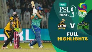 Full Highlights  Peshawar Zalmi vs Multan Sultans  Match 27  HBL PSL 8  MI2T