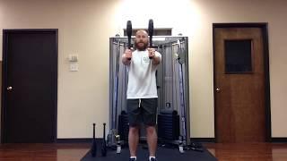 Rotator Cuff And Forearm Strength Exercise With Indian Clubs