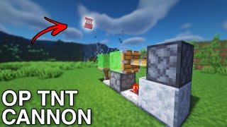 EASY Working TNT Cannon Tutorial For Minecraft 1.18.......