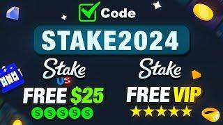 Stake Promo Code 2024 Use “STAKE2024” to get FREE VIP BONUS  $25 SC BONUS on Stake US review