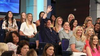 Superfan Brad Pitt Distracts Ellen While Sitting in the Audience