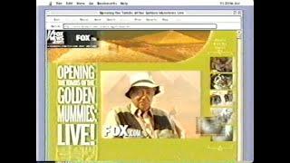 FOX Opening the Tombs of the Golden Mummies LIVE promos 2000