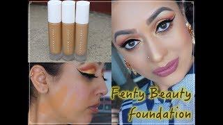 REVIEW & DEMO Fenty Beauty Pro Filtr Foundation 300 310 & 330