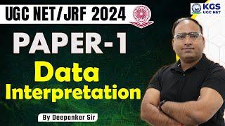 UGC NET  JRF 2024  UGC NET paper 1  UGC NET Data Interpretation  By Deepanker Sir  UGC NET 2024