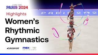 Chinas STUNNING Routines in The Womens Rhythmic Group All-Around   #Paris2024 #Olympics