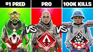 #1 Apex Predator vs Pro Player vs #1 Kill Grinder... whos better?