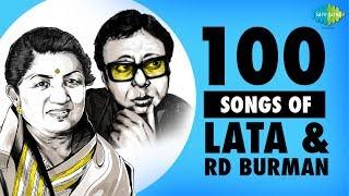 Top 100 Songs Of Lata Mangeshkar & R.D.Burman  लता एंड र डी बर्मन के 100 गाने  Aap Ki Ankhon Mein