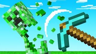 Destroying Minecraft Mobs With Real Life Physics Teardown