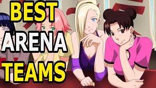 HOW TO MAKE THE BEST TEAMS FOR THE ARENA  NARUTO ONLINE GUIDE