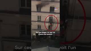  Paris  un important incendie près du BHV Marais