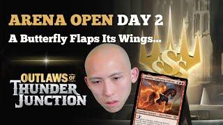 A Butterfly Flaps Its Wings...  Arena Open Day 2  Outlaws Of Thunder Junction Draft  MTG Arena