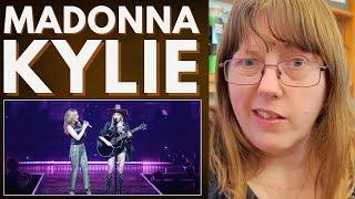 Vocal Coach Reacts to Madonna & Kylie I will survive LIVE