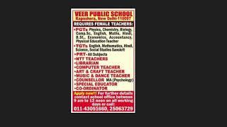 Teaching Job  Delhi Ncr  Teaching Job for Male and Female Teacher Job Sahi Hai