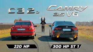 Toyota Camry 3.5 st1 vs Mercedes C320 vs Lexus GS 300 Subaru Impreza + Forester 3.0  VAZ 10 turbo