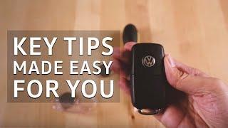 How to Replace Your Key Battery  VW Tips