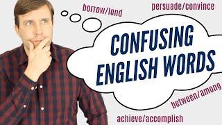 CONFUSING WORDS IN ENGLISH Even for native speakers