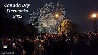 Canada Day Fireworks at River Valley Edmonton AB Canada