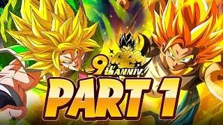 INSANE PART ONE BREAKDOWN ALL 9TH ANNIVERSARY PART 1 UNITS EVENTS AND MORE Dokkan Battle