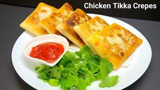 Chicken Tikka  Crepes  Chicken Chesse Box Patties  Chicken  Crepes Recipe