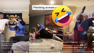 Flinching At My MOM Prank  TikTok Funny