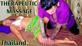 ASMR Therapeutic massage. Thailand