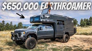 WE LIVED IN A $650000 EARTHROAMER full tour