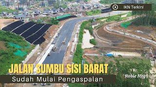 IKN Terkini Update Jalan Sumbu Kebangsaan Sisi Barat Dan Istana Wakil Presiden di IKN