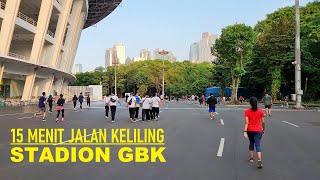 Only 15 menit ‼️ walk around GBK Stadium keliling semua pintu masuk Stadion GBK Gelora Bung Karno