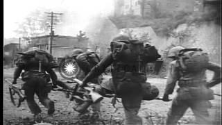Marines and US seventh division recapture Seoul during Korean War Seoul in Korea...HD Stock Footage