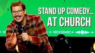 Stand up comedy...at church  Dustin Nickerson Comedy