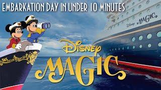 Embarkation Day on the Disney Magic in Under 10 Minutes  Disney Magic Mini Vlog