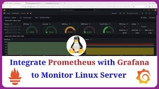 Prometheus - Integrate Prometheus with Grafana to Monitor Linux Server