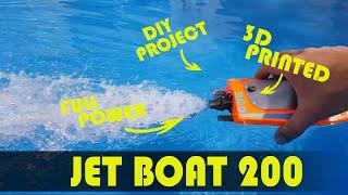 3D Printed RC JET Boat 200 Mono v003