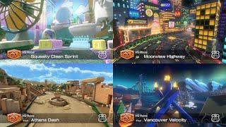 Mario Kart 8 Deluxe DLC Wave 5 - All Courses 150cc All New Characters