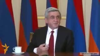 Serj Sargsyan Inchpes Tatser Asum