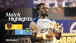 Match Highlights  Odisha FC 2-3 Chennaiyin FC  MW 1  ISL 2024-25