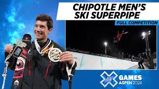 Chipotle Men’s Ski SuperPipe FULL COMPETITION  X Games Aspen 2024