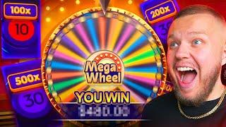 MY FIRST TIME PLAYING MEGA WHEEL Roobet