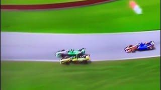 91320 Dirty racing? Colton Herta forces Santino Ferrucci off the track....