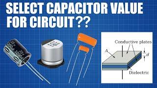 Capacitor Required Value Calculating Formula  Calculate required Capacitor Value in Schematic