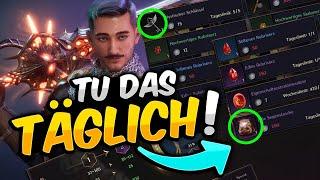 TäglicheWöchentliche Checkliste in Throne and Liberty - Starker Fortschritt Tag für Tag  Dailies