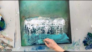 WOW Special Texture Abstract Acrylic Painting Techniques - Big Canvas