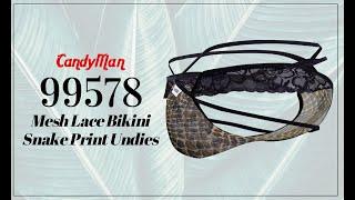 Candyman 99578 Mesh Lace Bikini Mens Underwear - Johnnies Closet