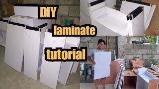 pag lagay ng formica laminate  paano ba mag formica laminate  diy laminate formica tutorial