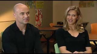 Andre Agassi and Steffi Graf on INSIDE SPORT BBC - PART 2 of 3