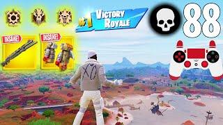 88 Elimination Solo Vs Squads Gameplay Wins Fortnite Chapter 5 Season 3 PS4 Controller